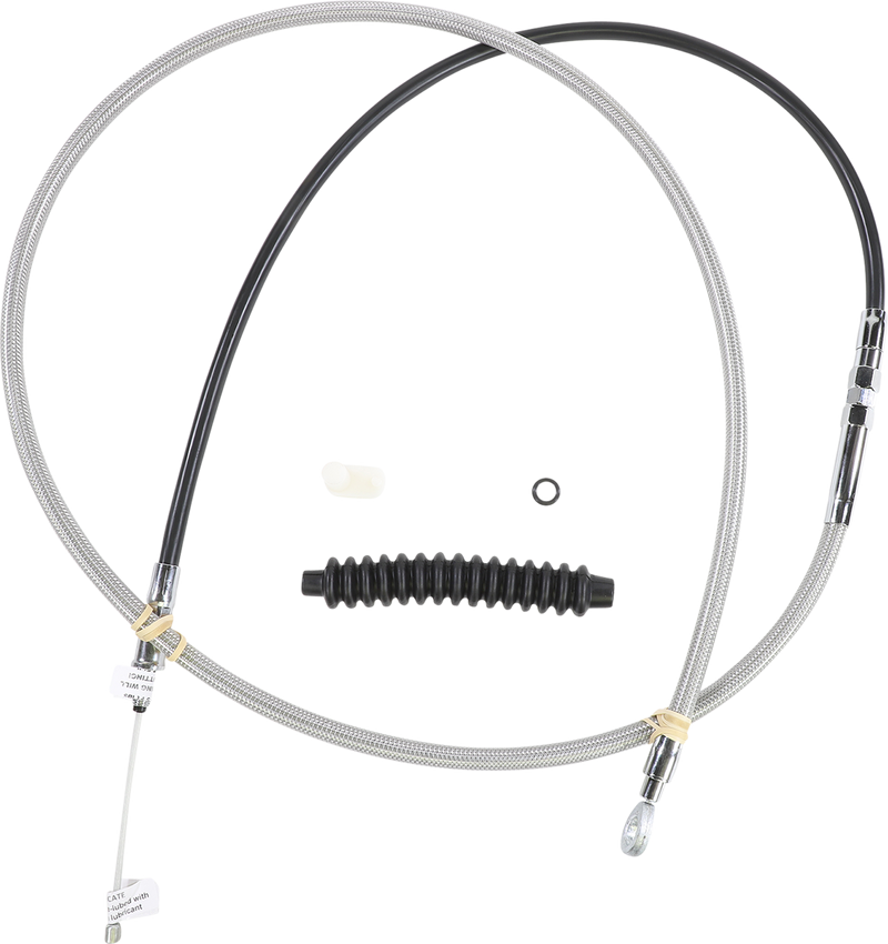 DRAG SPECIALTIES Clutch Cable - Braided 5322414HE