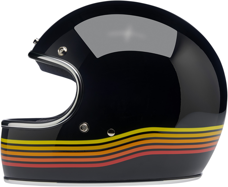 BILTWELL Gringo Helmet - Gloss Black Spectrum - 2XL 1002-536-106