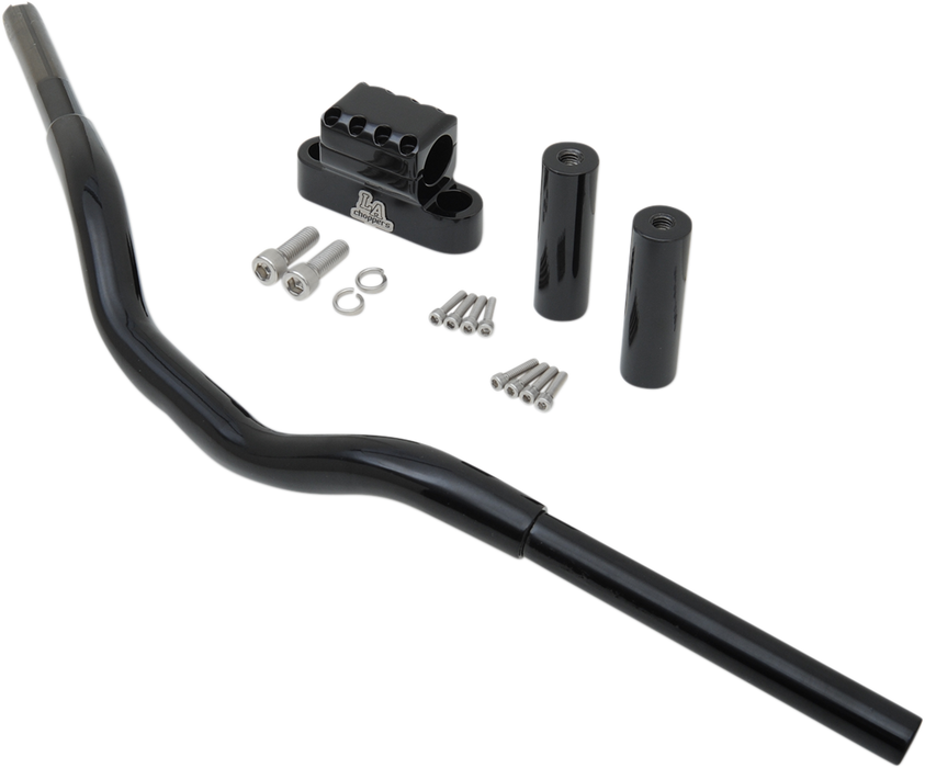 LA CHOPPERS Handlebar - Kage Fighter - 8" - Black LA-7335-04B