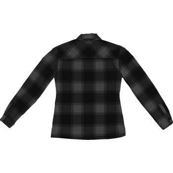 ICON Women's Fallblock CX Flannel Jacket - Black - Large 2822-1672