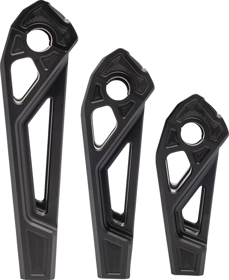 KODLIN MOTORCYCLE Risers - Fastback - 10" - Black K55121