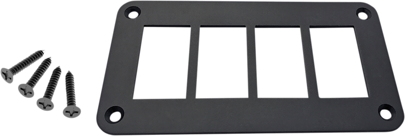MOOSE UTILITY Universal Dash Plate - 4 Switches 4PP-ADA