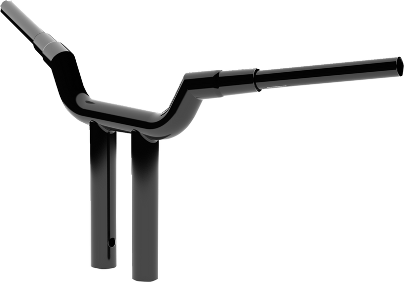 LA CHOPPERS Handlebar - Valley - T-Bar - 12" - Black LA-7344-12B