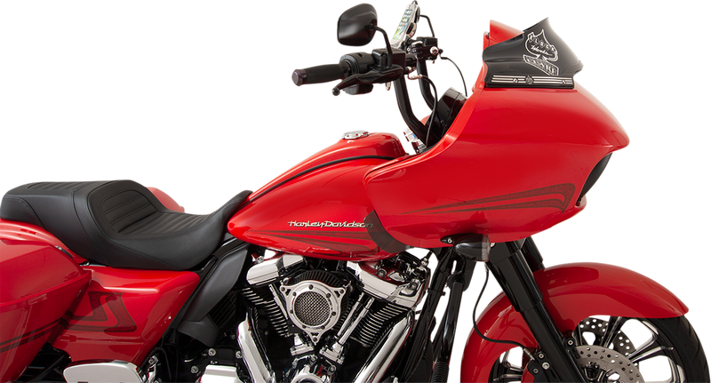 KLOCK WERKS Flare™ Windshield - 6" - Black - FLTR KWW-01-0403