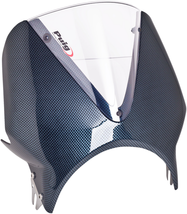 PUIG HI-TECH PARTS Windscreen - Carbon/Clear 003CW