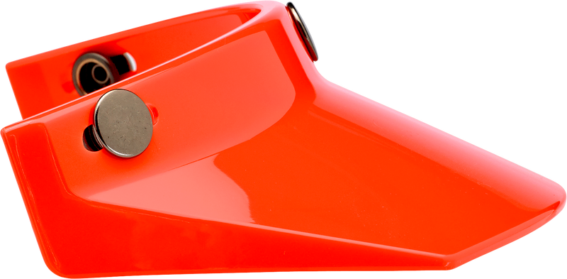BILTWELL Moto 3-Snap Visor - Orange 2002-565