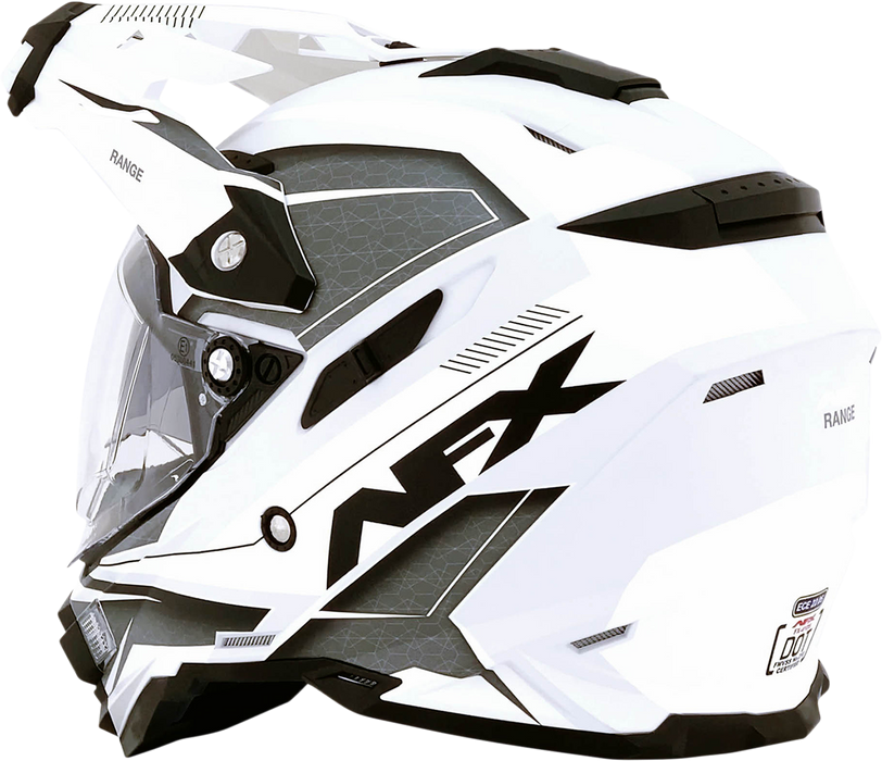 AFX FX-41 Motorcycle Helmet - Range - Matte White - Small 0140-0076