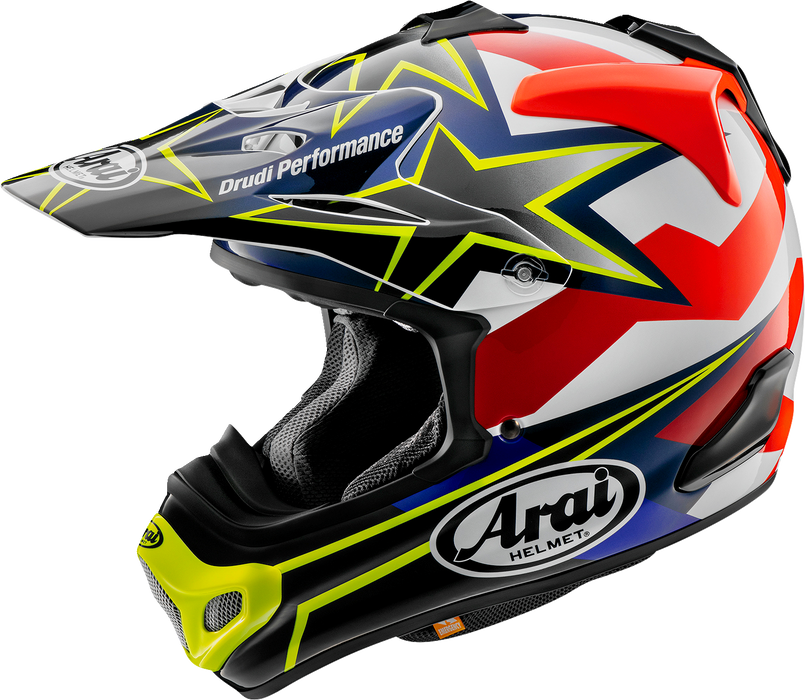 ARAI VX-Pro4 Motorcycle Helmet - Stars & Stripes - Yellow - Small 0110-8202