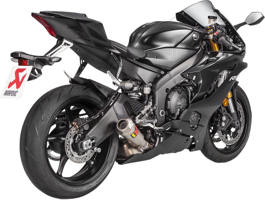 AKRAPOVIC Slip-On Line Muffler - Titanium YZF-R6 2017-2020 S-Y6SO10-AHBT 1811-2697