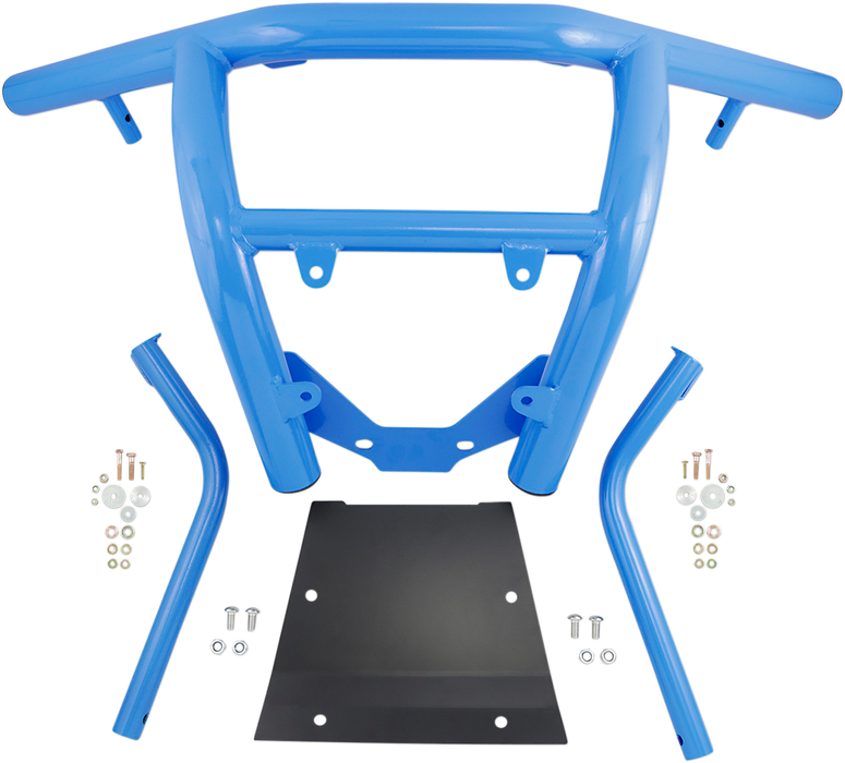 MOOSE RACING Front Bumper - Blue - Maverick 0530-1455