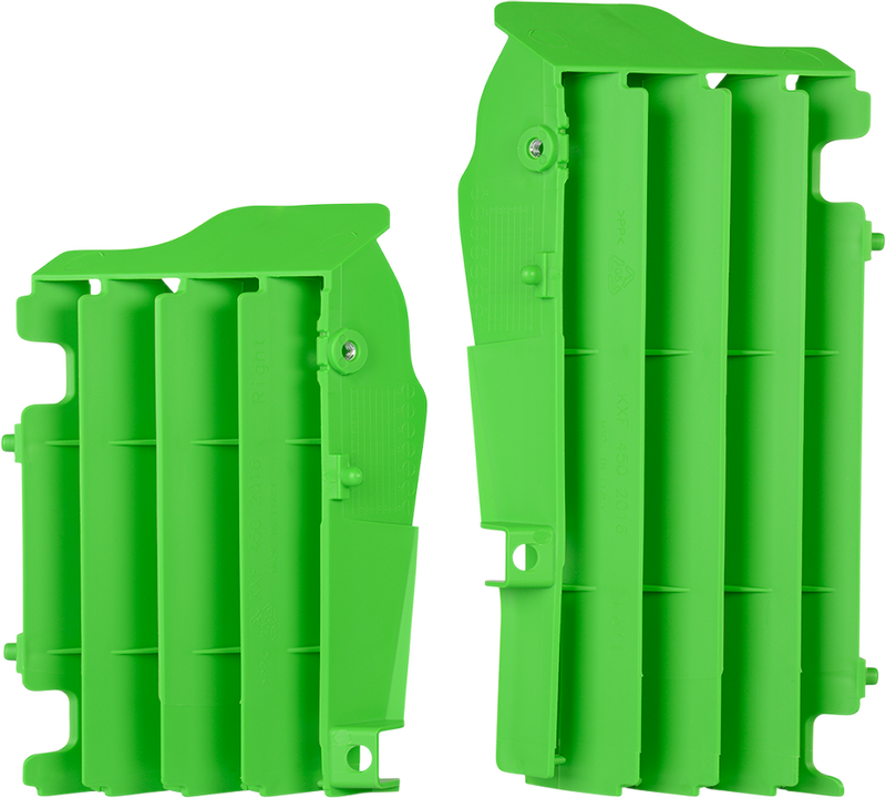 ACERBIS Radiator Louvers - Green - Kawasaki 2791430006