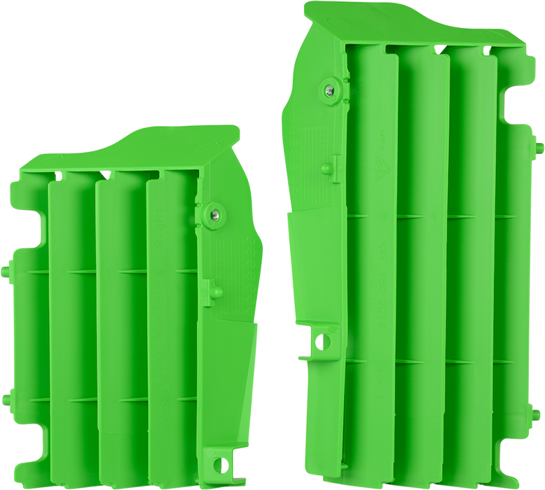 ACERBIS Radiator Louvers - Green - Kawasaki 2791430006