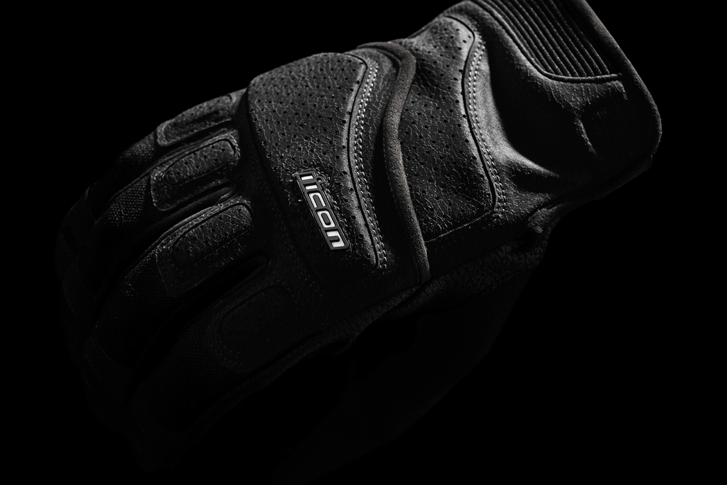ICON Superduty3™ Motorcycle Gloves - Black - Small 3301-4594