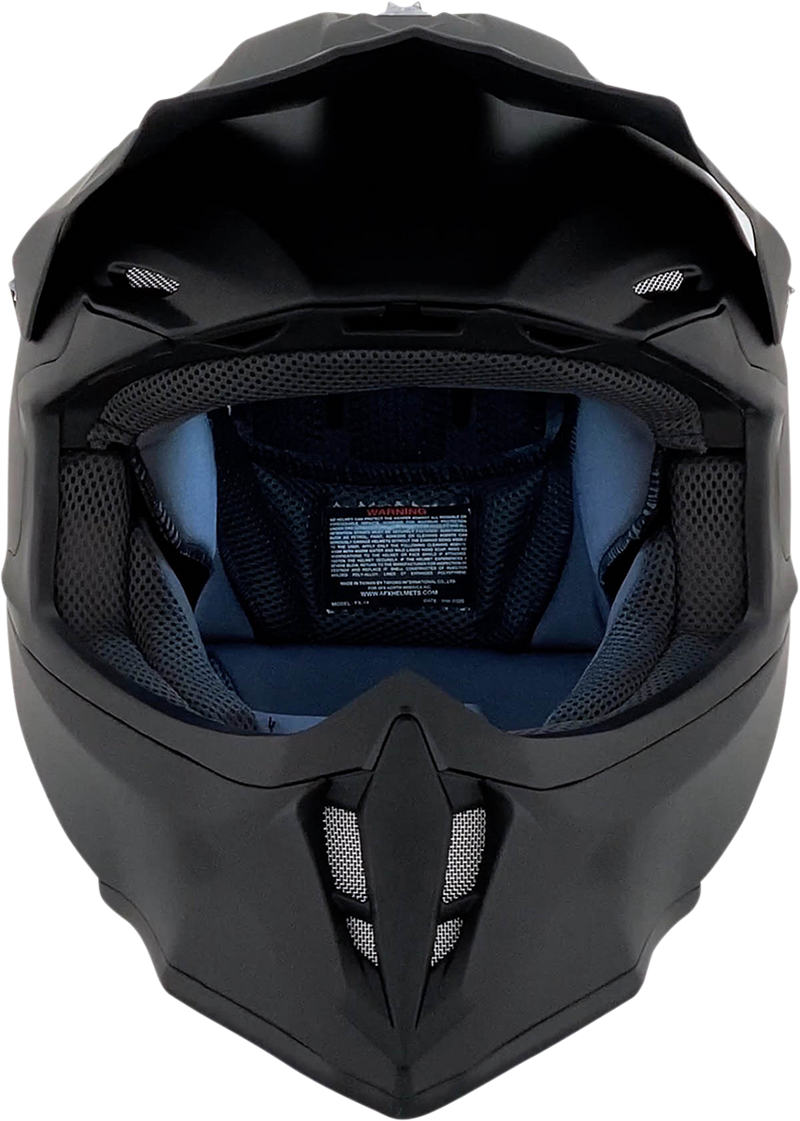 AFX FX-14 Motorcycle Helmet - Matte Black - 2XS 0110-7026