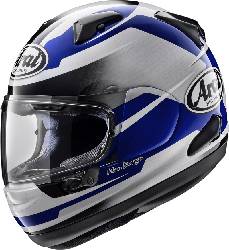 ARAI Quantum-X Motorcycle Helmet - Steel - Blue - Medium 0101-15744