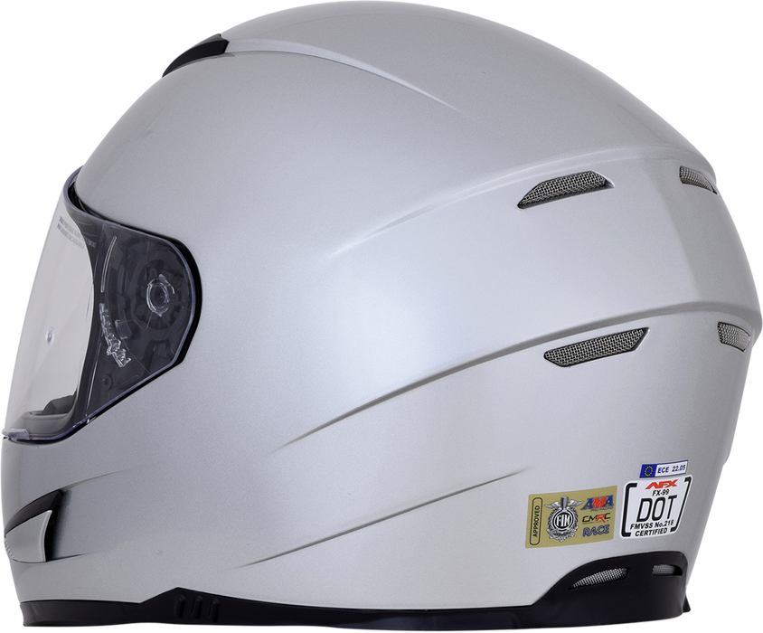 AFX FX-99 Motorcycle Helmet - Silver - Small 0101-11067
