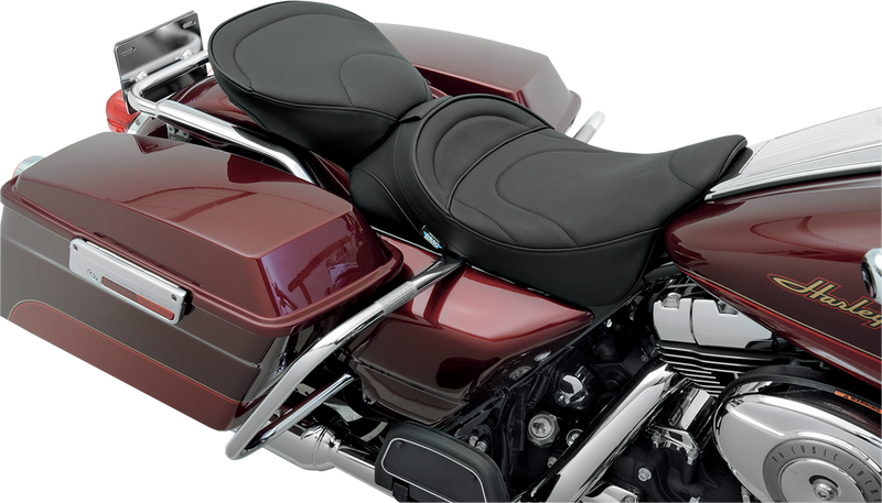 DRAG SPECIALTIES Pillion Seat - Mild Stitched - Wide - FL '99-'22 0801-0467
