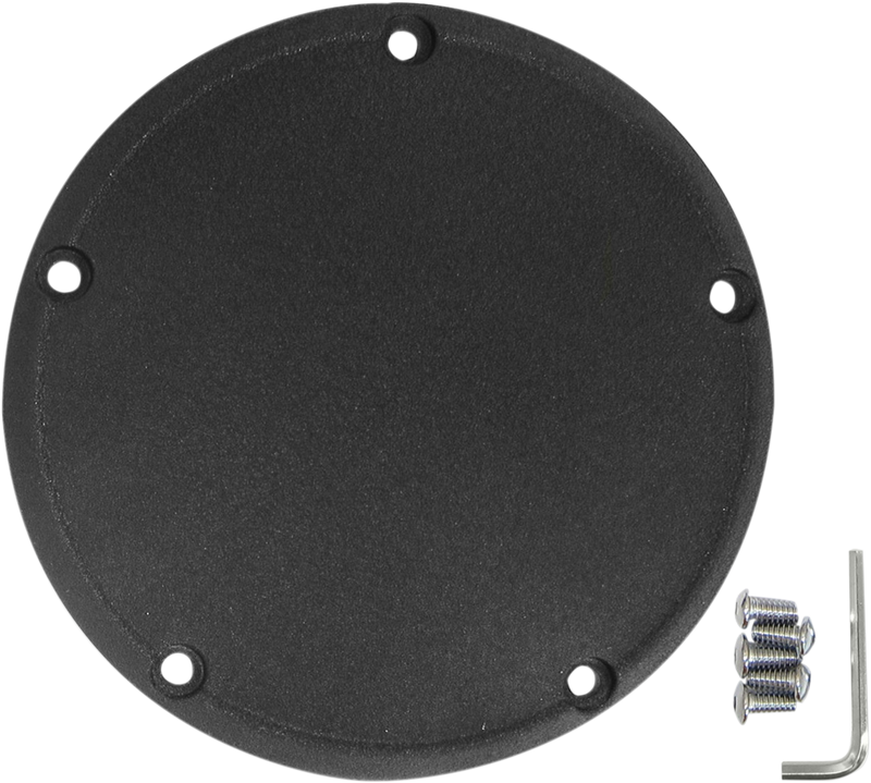 DRAG SPECIALTIES Derby Cover - Wrinkle Black 33-0054WB