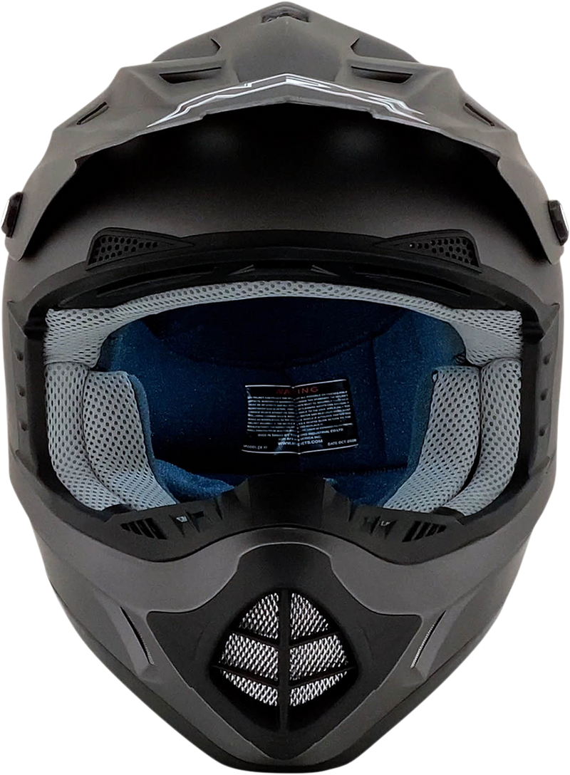 AFX FX-17 Motorcycle Helmet - Frost Gray - Large 0110-3434