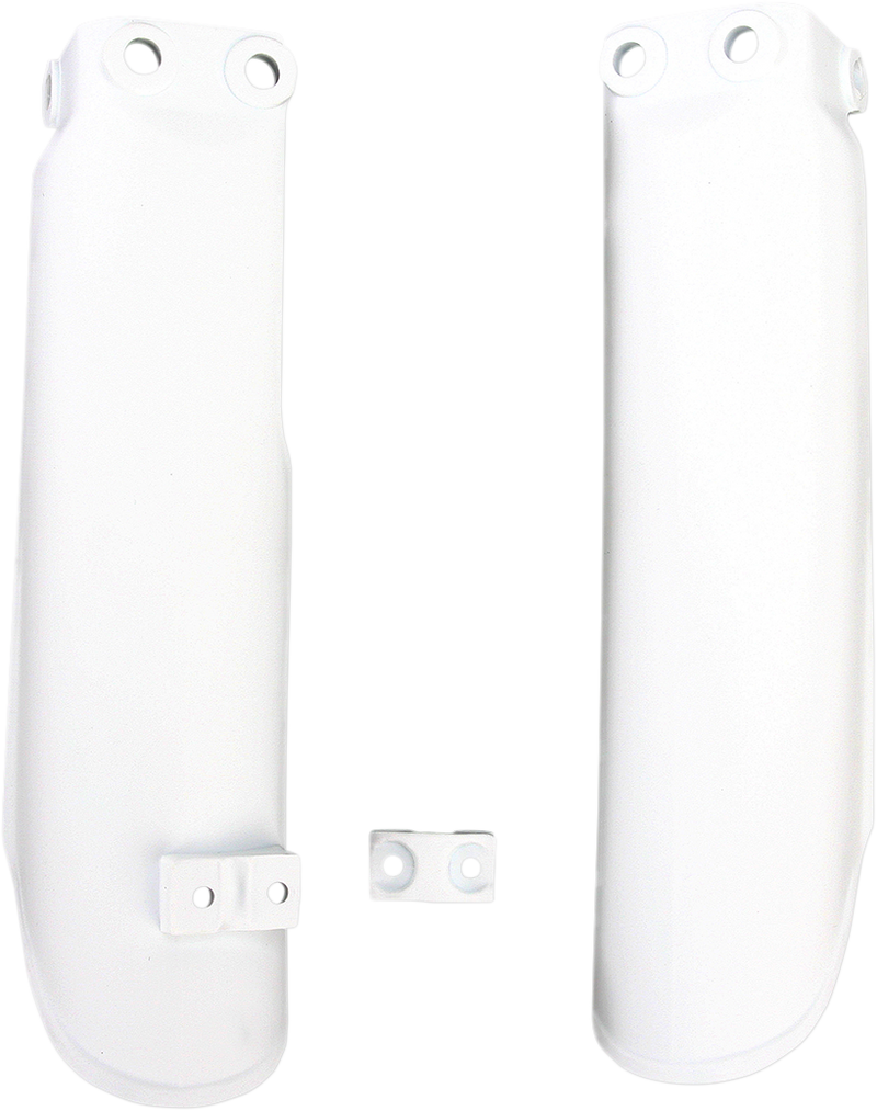 ACERBIS Lower Fork Covers for Inverted Forks - White 2253020002