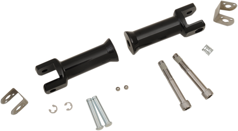 DRAG SPECIALTIES Passenger Peg Mount - Black - Softail P17-0428GB