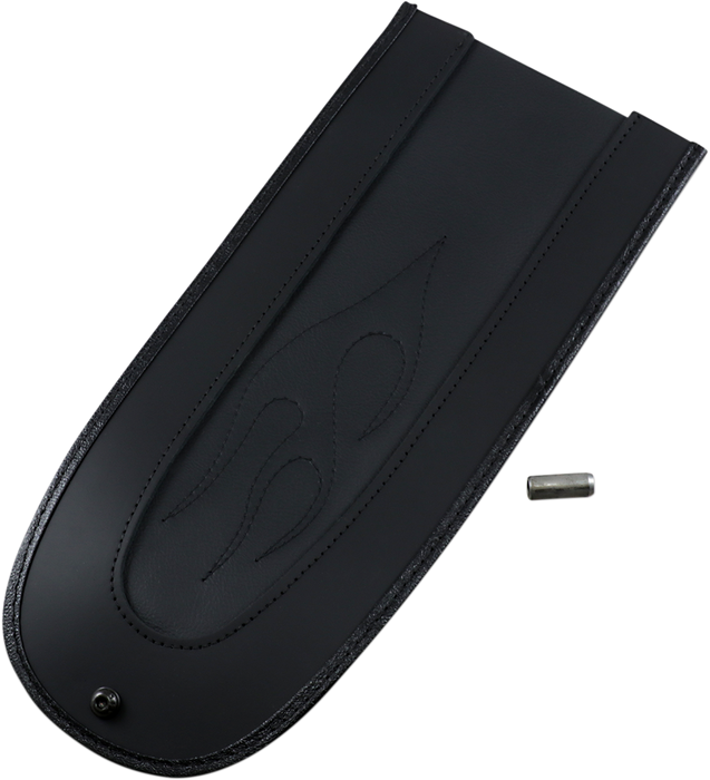 DRAG SPECIALTIES Fender Skin - Flame Stitched Automotive-Grade Vinyl Center 1405-0281