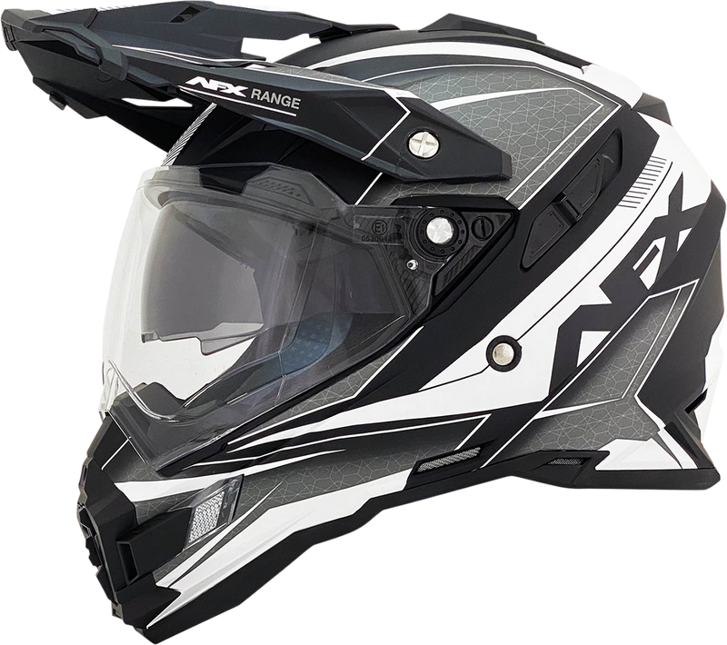 AFX FX-41 Motorcycle Helmet - Range - Matte Black - Medium 0140-0062