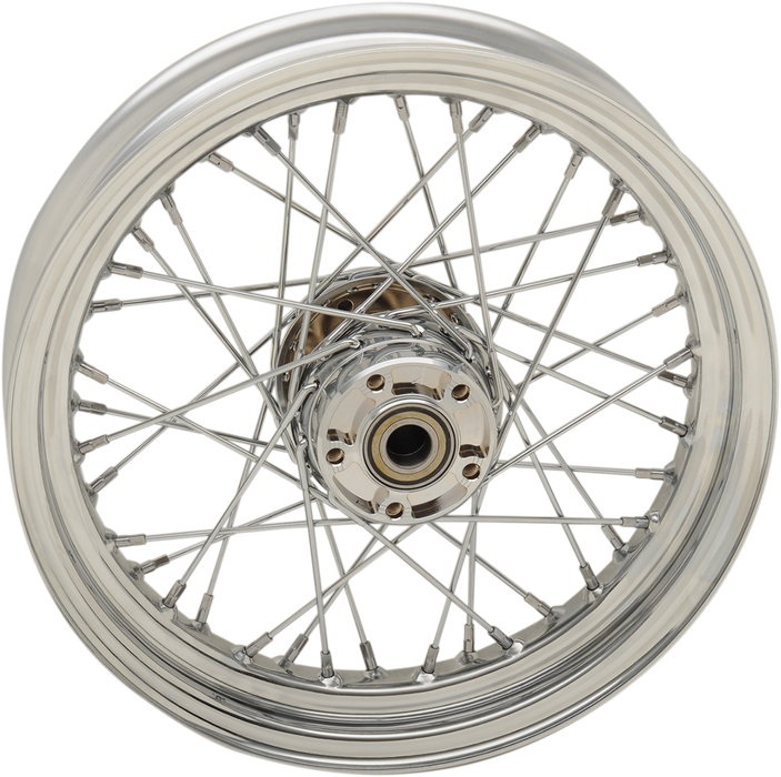 DRAG SPECIALTIES Rear Wheel - Single Disc/ABS - Chrome - 16"x3.00" - '14+ XL 64554