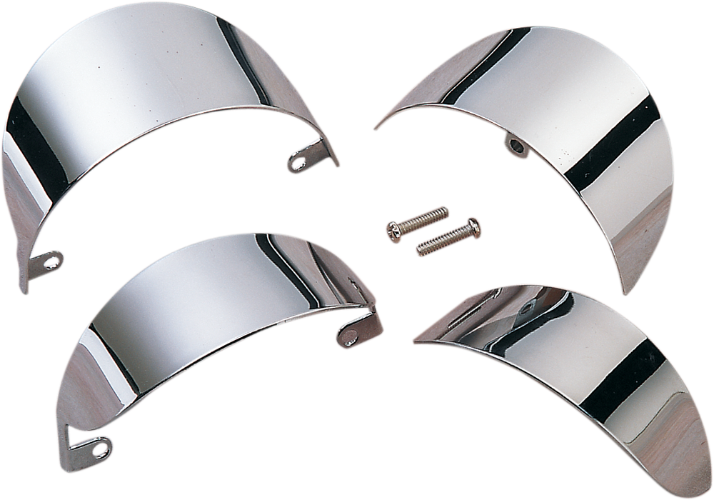 DRAG SPECIALTIES Turn Signal Visors - Front 72378