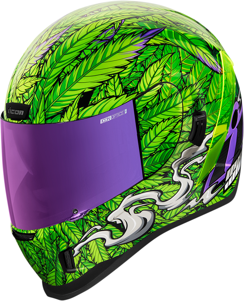 ICON Airform™ Motorcycle Helmet - Ritemind Glow™ - Green - 3XL 0101-14084