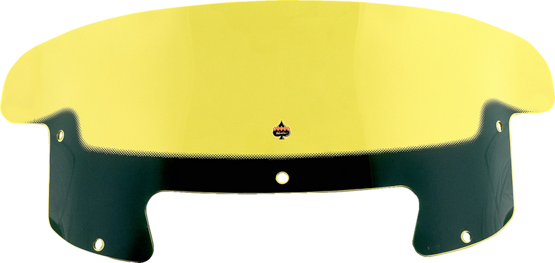 KLOCK WERKS Kolor Flare™ Windshield - 8" - Yellow - Indian KWW-04-0620