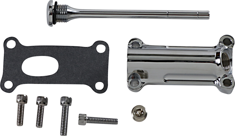 DRAG SPECIALTIES Engine Oil Spout Kit - Chrome 323056
