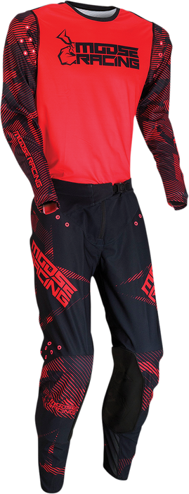 MOOSE RACING Agroid Jersey - Red/Black - Small 2910-6398