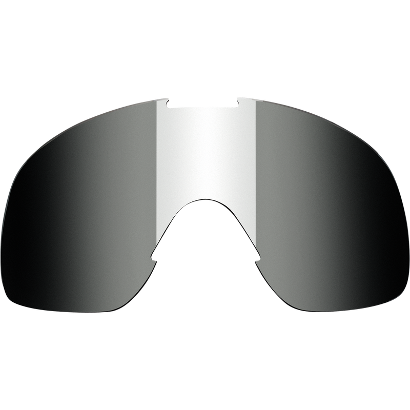 BILTWELL Overland Goggle Lens - Chrome/Smoke Mirror 2112-21