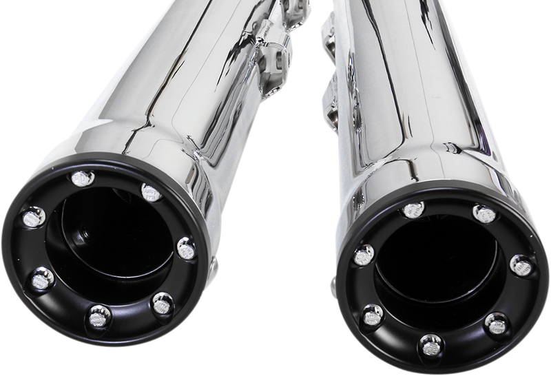 COBRA 3" RPT Mufflers for '00-'06 Softail - Chrome 6054