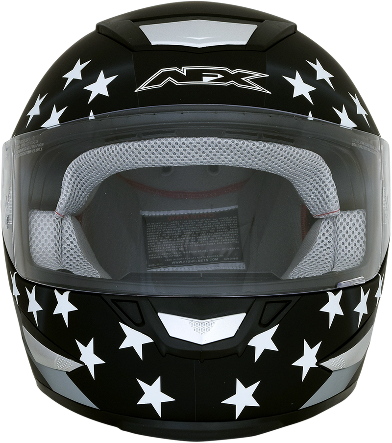 AFX FX-99 Motorcycle Helmet - Flag - Stealth - 2XL 0101-11360