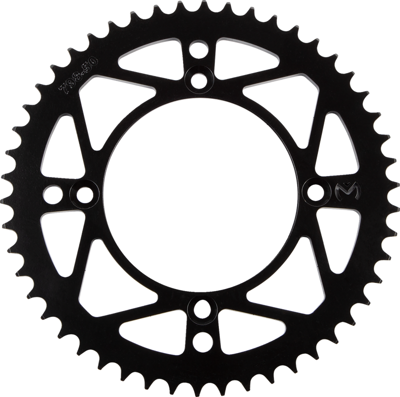 MOOSE RACING Steel Rear Sprocket - 50 Tooth - Suzuki/Yamaha 1210-798-50-STL