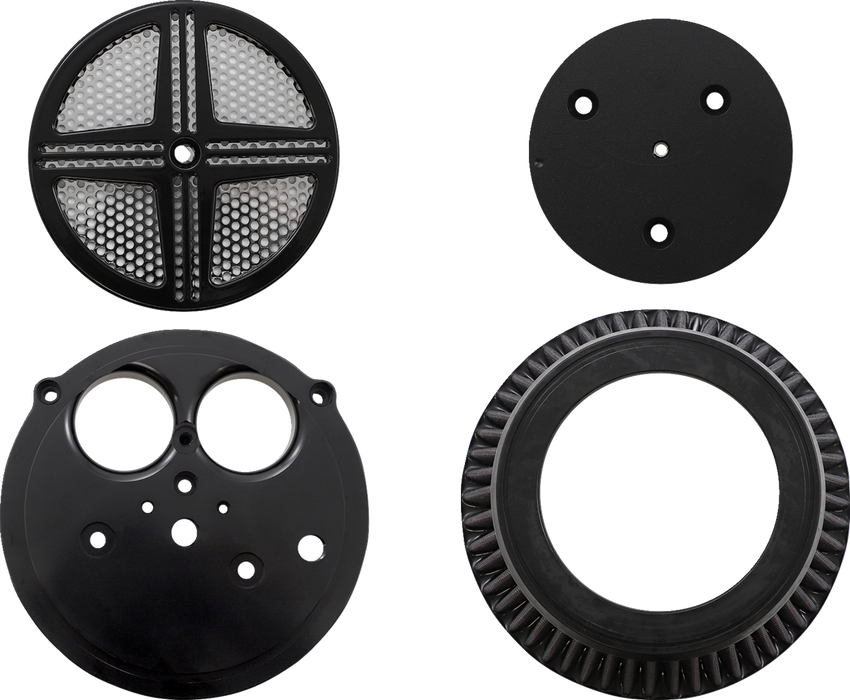 BARON XXX Air Cleaner - Black - V-Star 950 BA-2313-00B