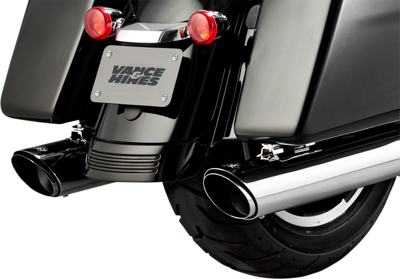 VANCE & HINES Twin Slash Muffler - Chrome - FL Qualified Manufacturer Declared Replacement Part on '17-'20 Touring  16672