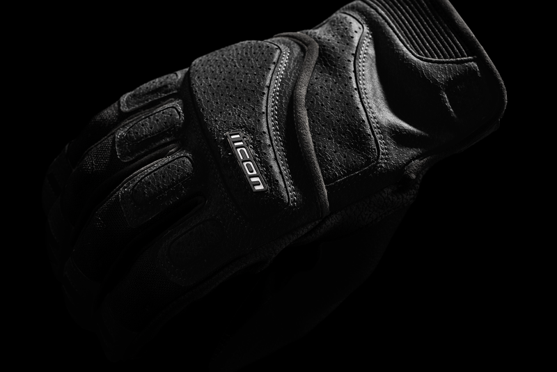 ICON Women's Superduty3™ Motorcycle Gloves - Black - 2XL 3302-0923
