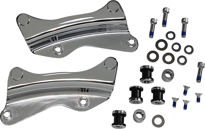 DRAG SPECIALTIES Backrest Docking Kit - Chrome C77-0104C