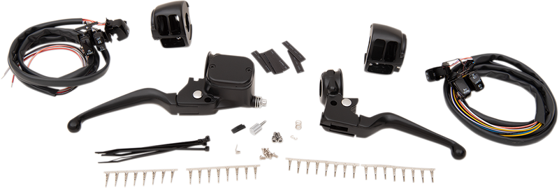 DRAG SPECIALTIES Handlebar Controls - 11/16" Master Cylinder - '96 - '11 - Black H07-0751AKMB