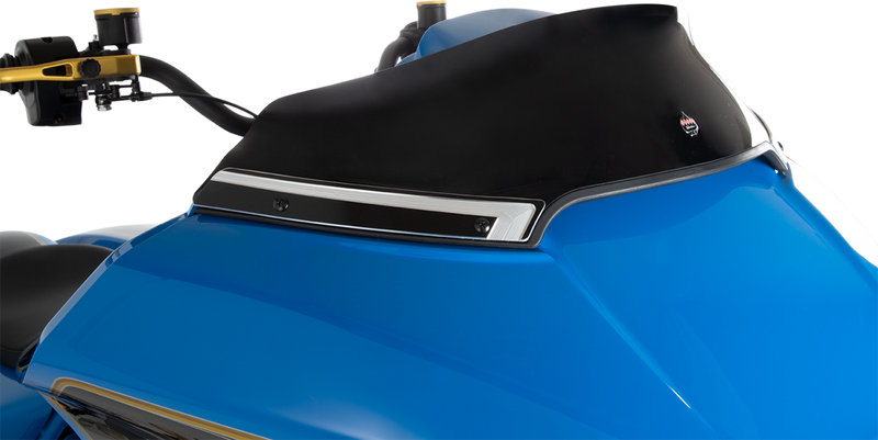 KLOCK WERKS Flare™ Windshield - 6" - Black - FLTR KWW-01-0403