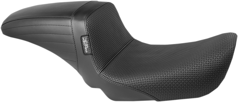 LE PERA Kickflip Seat - Basketweave - Black - FXD '06-'17 LK-591BW