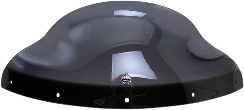 KLOCK WERKS Flare™ Windshield - 9" - Dark Smoke - Vaquero KWW-06-0024