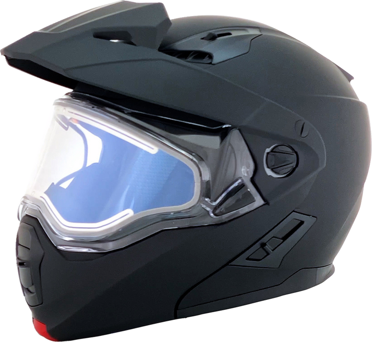 AFX FX-111DS Snow Motorcycle Helmet - Electric - Matte Black - Small 0120-0799