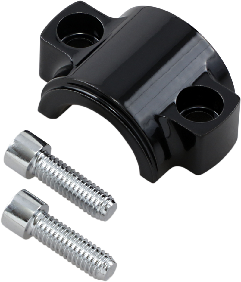 KLOCK WERKS Lower Fork Leg/Axle Cap - Black KWS-01-0010-B