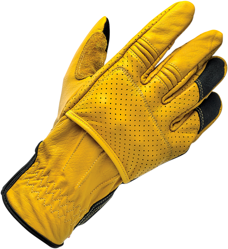 BILTWELL Borrego Gloves - Gold/Black - XL 1506-0701-305