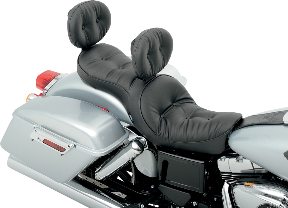 DRAG SPECIALTIES EZ Glide II Pillow Backrest NO VERTICAL ADJUSTMENT 0822-0189