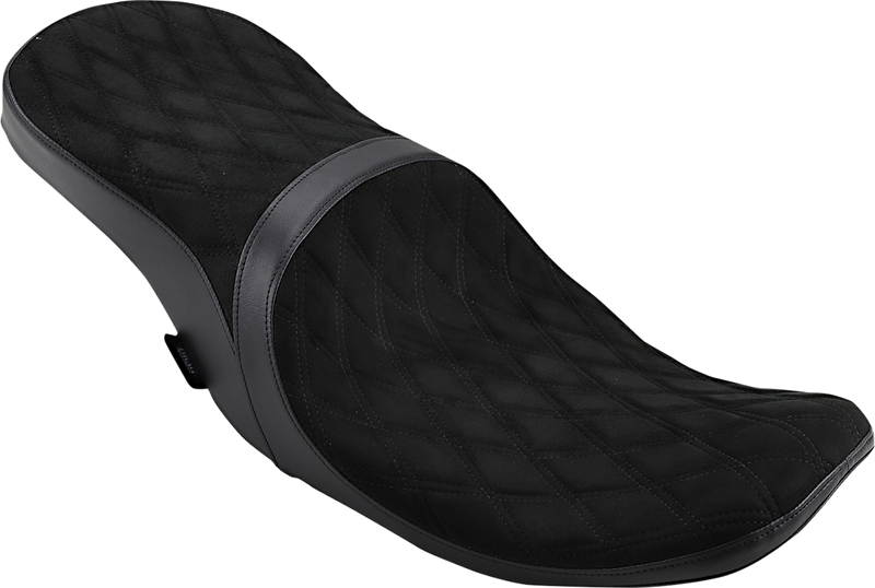 DRAG SPECIALTIES Low Touring Seat - Diamond - Razorback Tanks - FL '10-'22 0801-1076